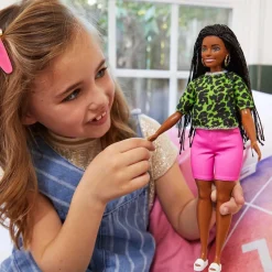 Best - Muñeca Fashionista - Camiseta neón leopardo Muñecas