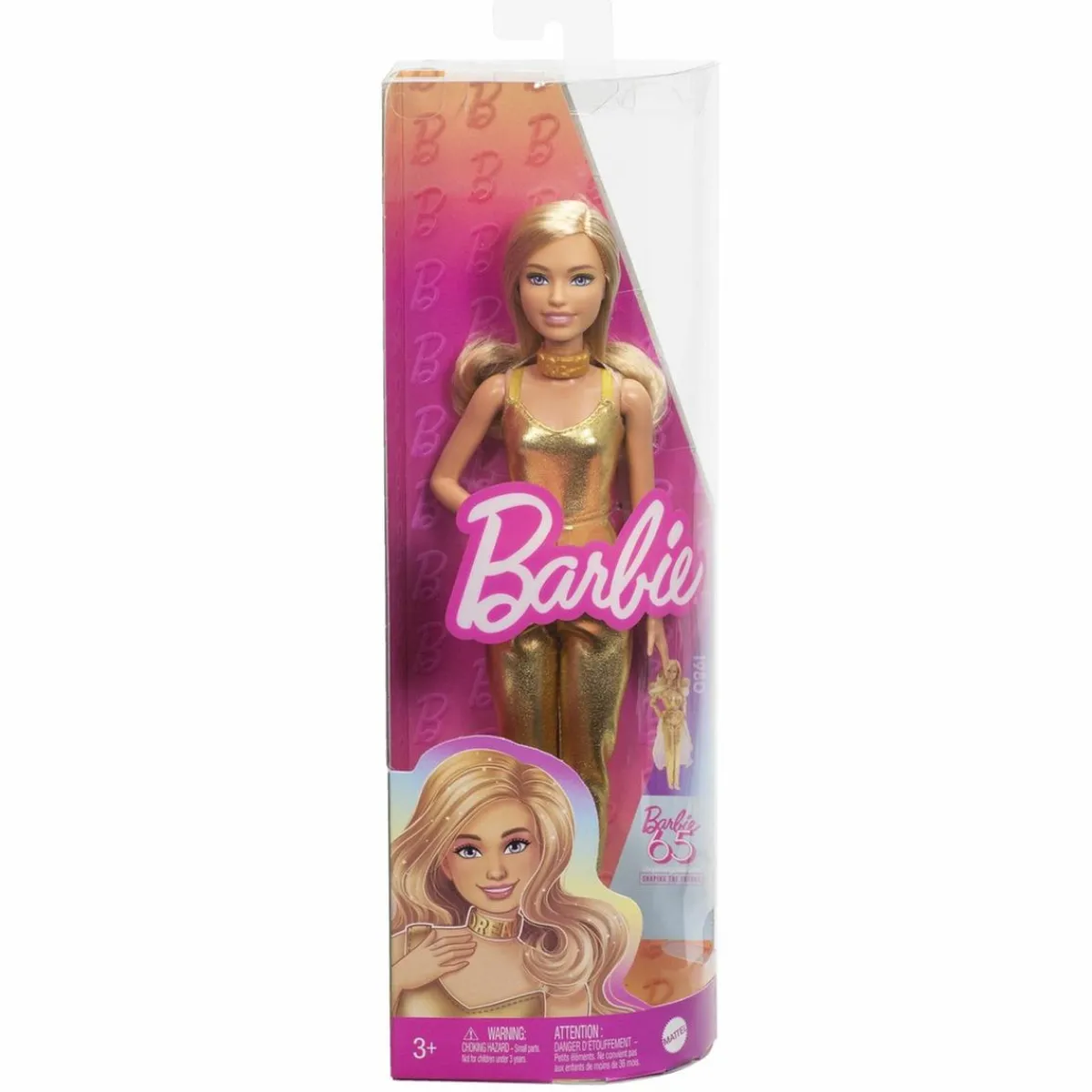 Barbie - Muñeca fashionista Golden Dreams Muñecas