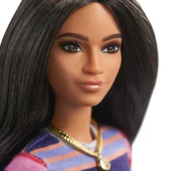 New - Muñeca Fashionista - Vestido de rayas manga larga Muñecas