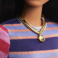 New - Muñeca Fashionista - Vestido de rayas manga larga Muñecas