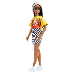 - Muñeca fashionista - Top con llamas y falda a cuadros*BARBIE Discount