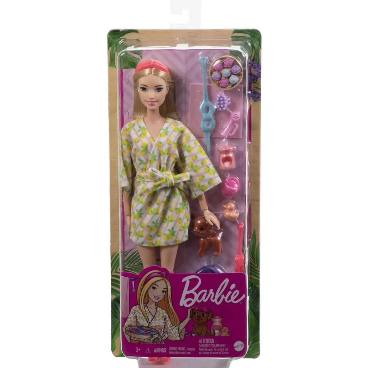 Barbie - Muñeca Relax en Spa con mascota y accesorios spa ㅤ*MATTEL Best