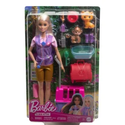 Barbie - Muñeca Salvadora de Fauna con Accesorios de Rescate ㅤ Muñecas