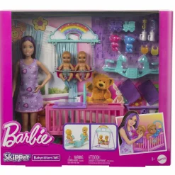 Outlet Barbie - Muñeca Skipper canguro con gemelos y accesorios Muñecas