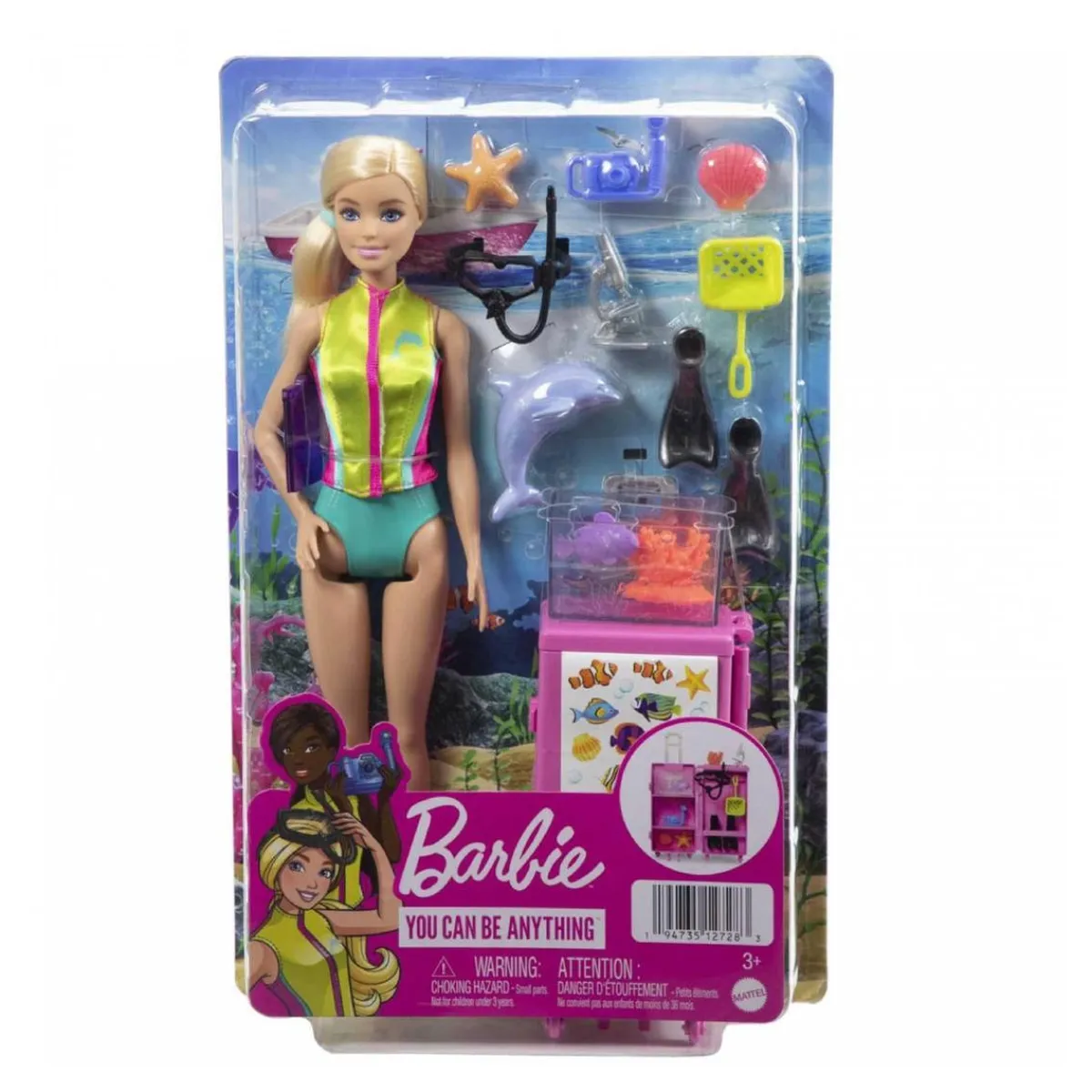 New Barbie - Muñeca tu puedes ser bióloga marina Muñecas