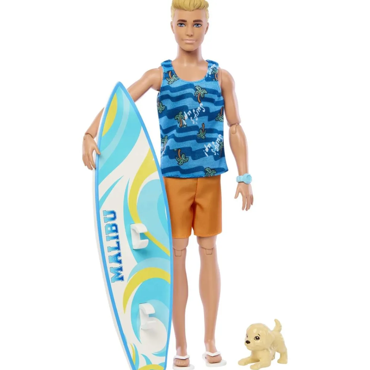 Sale Barbie - Muñeco Ken con tabla de surf ㅤ Muñecas