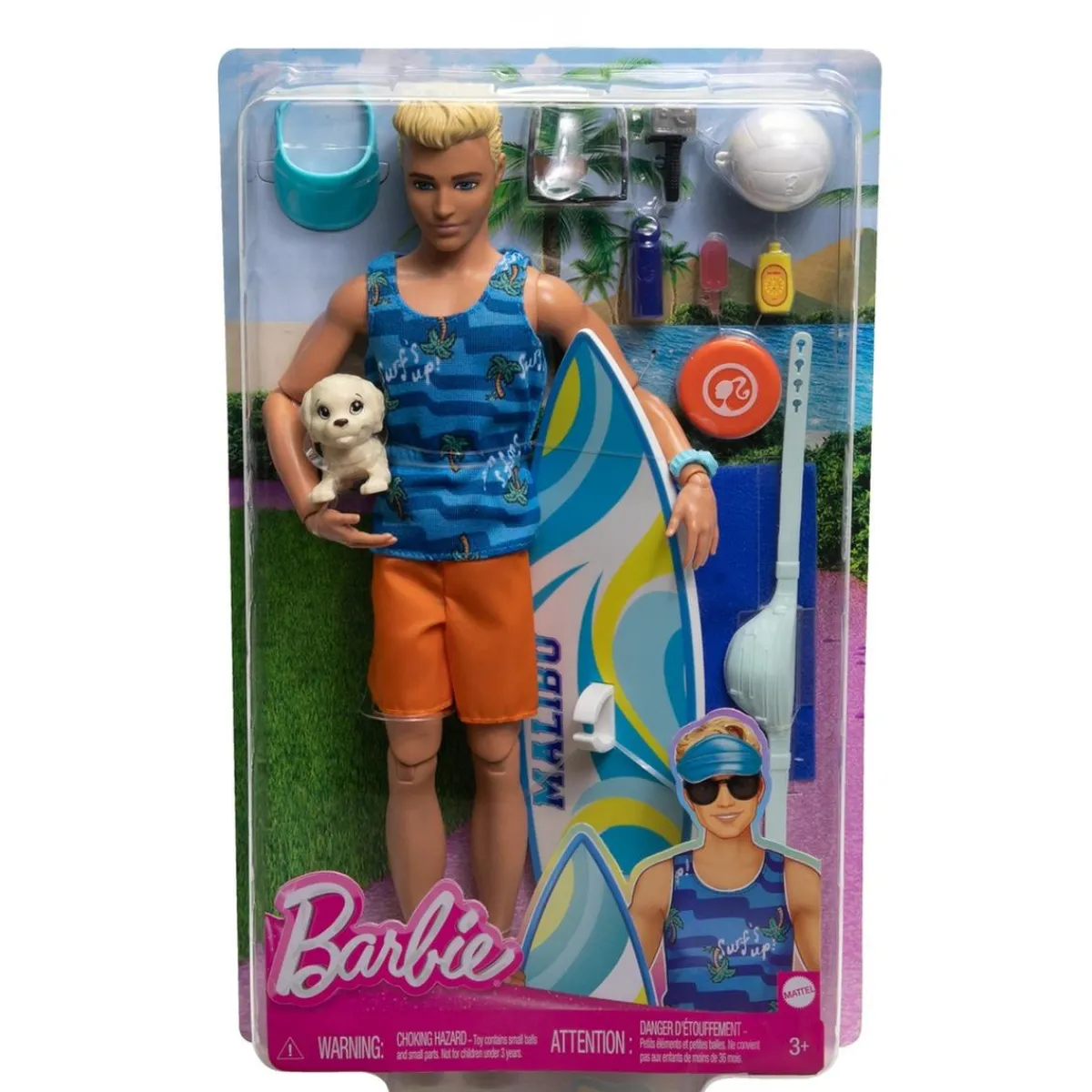 Sale Barbie - Muñeco Ken con tabla de surf ㅤ Muñecas