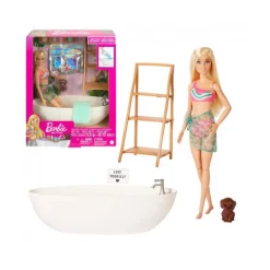 Outlet Barbie - Playset muñeca y baño Muñecas