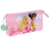 Hot Barbie - Portatodo Triple - Colección Painterly Material Escolar