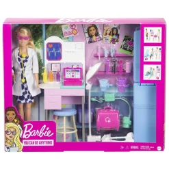 Clearance Barbie - Tú Puedes ser Doctora, Set de Juego con Accesorios médicos ㅤ Muñecas