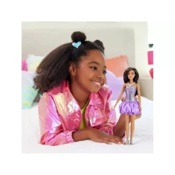 Barbie fashionista con vestido morado*MATTEL Online