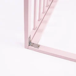 Outlet Barrera de cama de Madera Natural Rosa Seguridad·Antigolpes Y Reductores