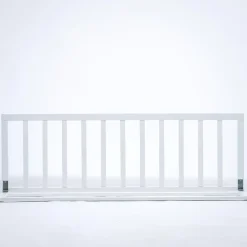 New Barrera de cama de Madera Natural Blanca Seguridad·Antigolpes Y Reductores