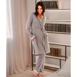 Bata premamá de lactancia con encaje*Prenatal Sale