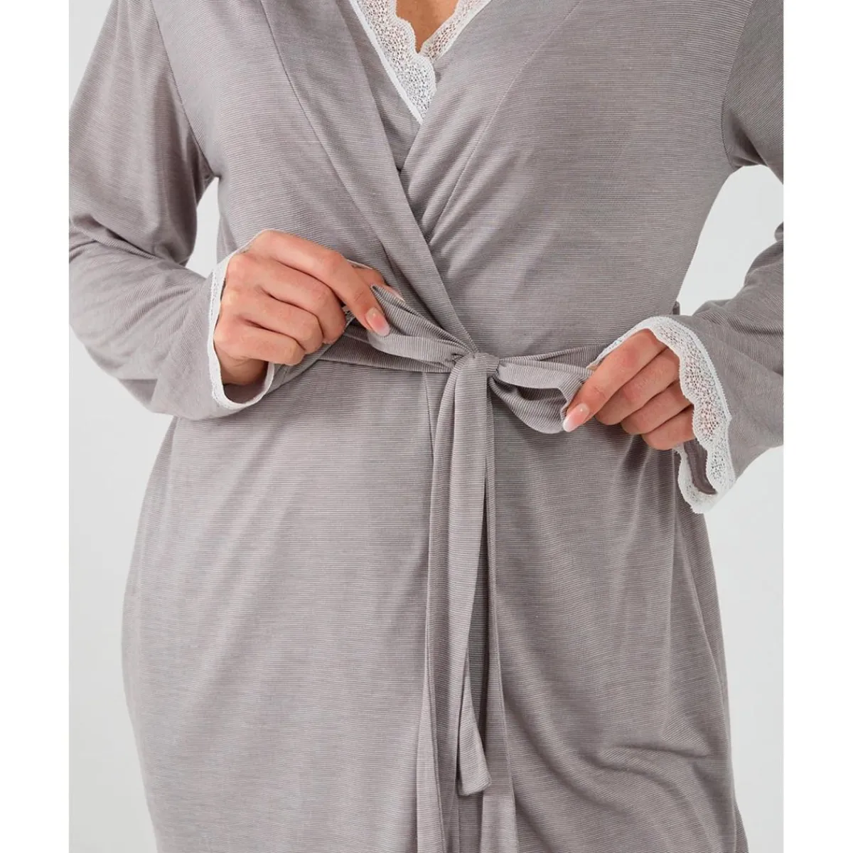 Bata premamá de lactancia con encaje*Prenatal Sale