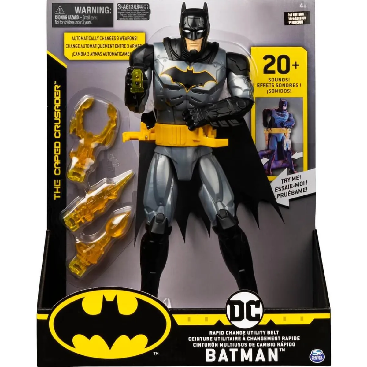 Batman - Figura 30 cm con Cinturón de Cambio Rápido*BIZAK Outlet