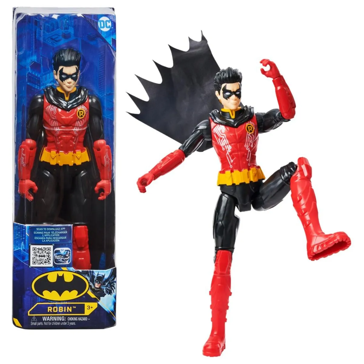 New Batman - Robin - Figura Bat-tech Figuras De Acción