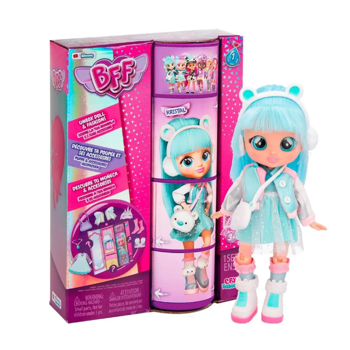 Bebés Llorones - Kristal - Muñeca BFF Muñecas