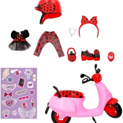 Hot Best Friends Forever Serie 3 Lady con pelo largo y 9 accesorios Muñecas