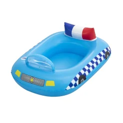 New Bestway - Coche de policía hinchable con sonido Piscinas|Juguetes De Verano