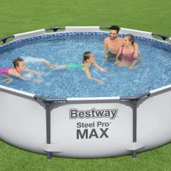 - Piscina Desmontable con depuradora Steel Pro MAX 305 x 76cm Piscinas|Juguetes De Verano