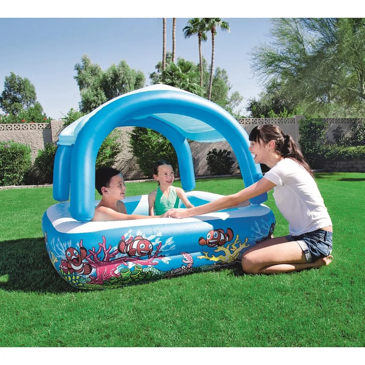 Bestway - Piscina Inflable con Toldo*BEST WAY Outlet
