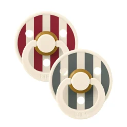 Clearance - 2 Chupetes Studio Colour de Latex +0M - Ruby/Pine Biberones Y Chupetes·Chupetes