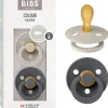 - Pack 2 chupetes Colour 6-12 meses - Sand/Iron*BIBS Clearance