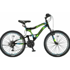 Clearance Bicicleta Neon Downhill 24 Pulgadas Doble Suspensión Bicicletas