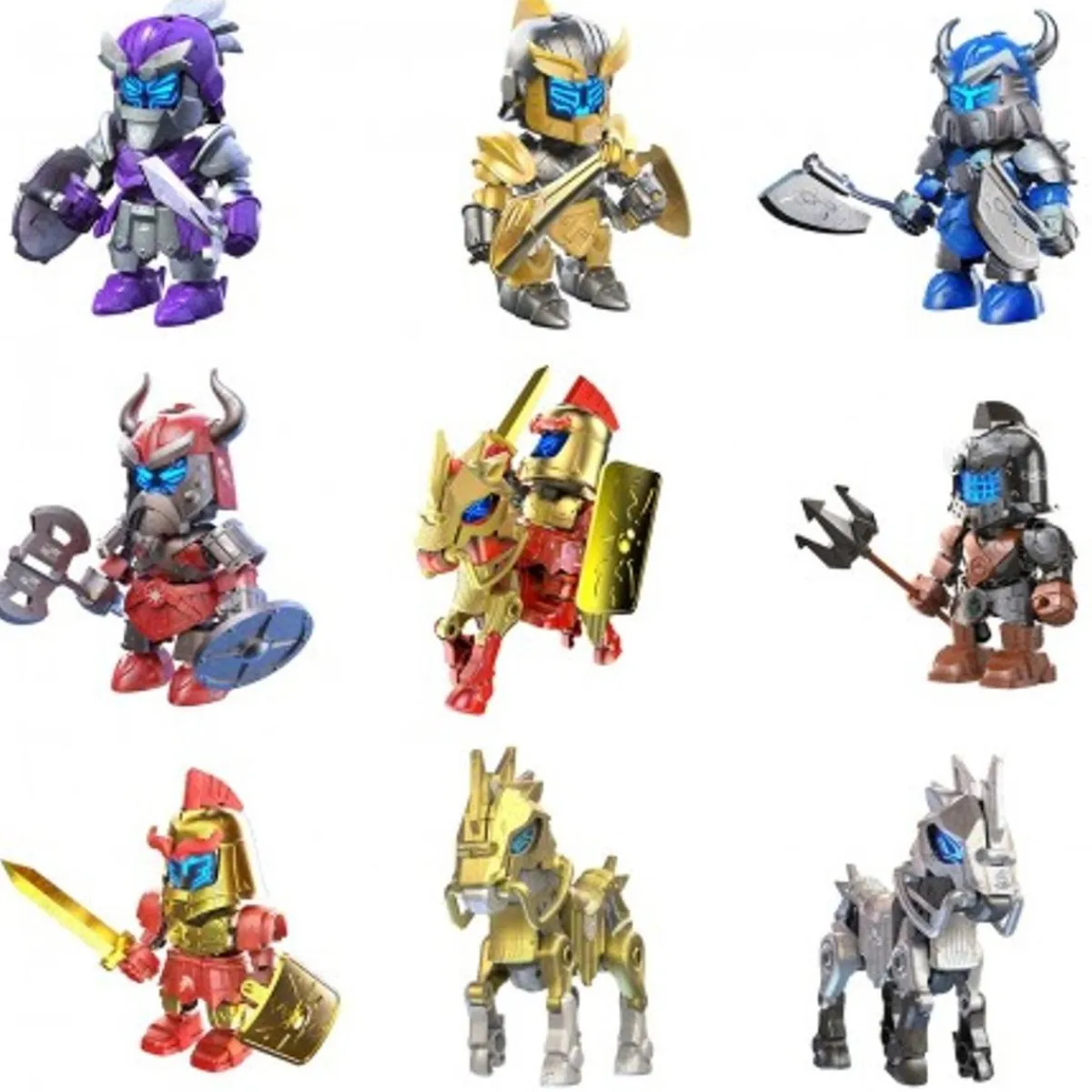 - Heropod World of Armours: Construye y colecciona guerreros y caballos articulados (Varios modelos) ㅤ*BIZAK New