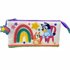 Bluey - Portatodo triple - Colección Rainbow*C Y P BRANDS