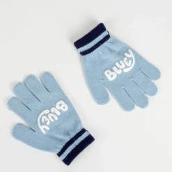 Bluey - Conjunto gorro y guantes azul y blanco*ARTESANIA CERDÁ Online