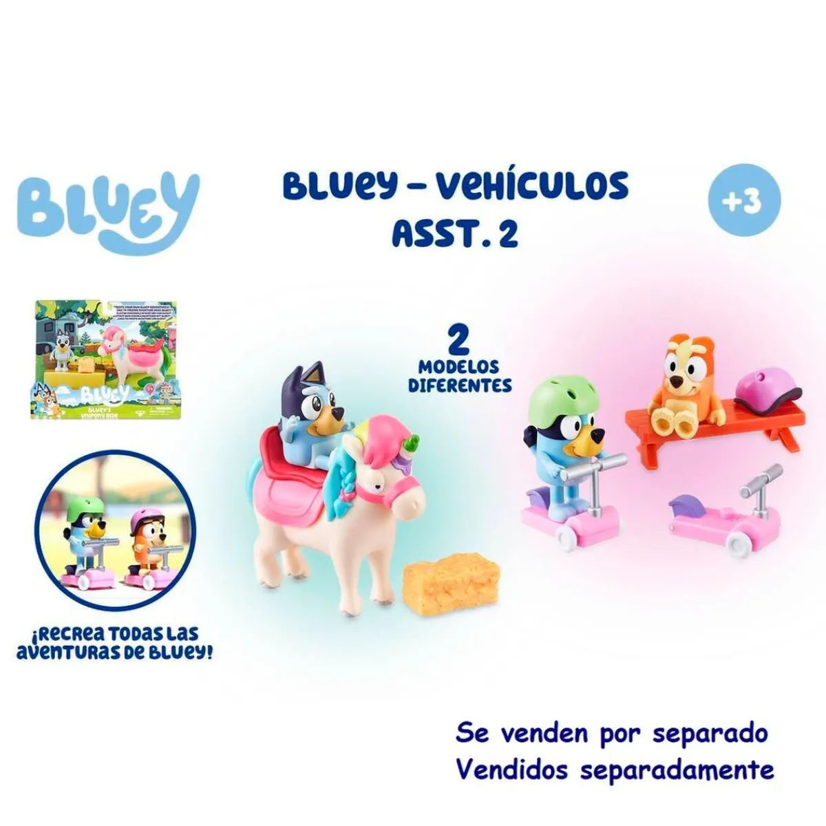 Online Bluey - Mini playset vehículos (varios modelos) Coleccionables Y Mini Mundos
