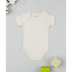 Outlet Body beige de manga corta para bebé con estampado floral Ropa Y Accesorios·Bodies|Recién Nacido·Ropa Y Accesorios