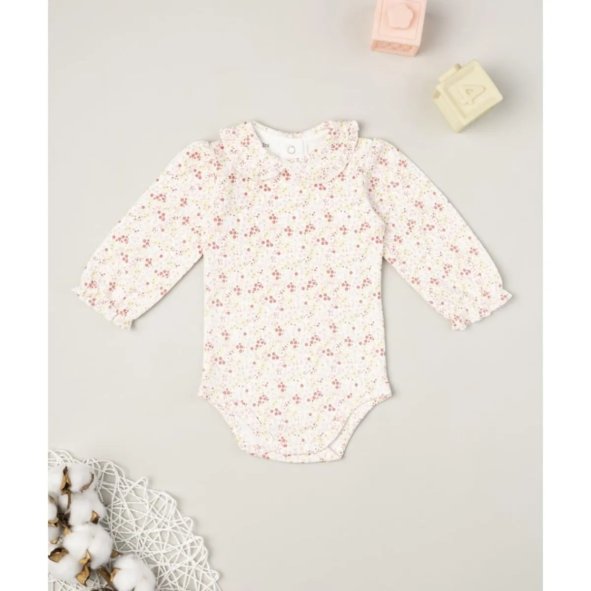 Sale Body de manga larga para niña con estampado de flores Ropa Y Accesorios·Bodies|Recién Nacido·Ropa Y Accesorios
