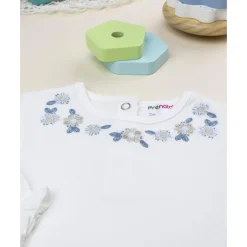 Sale Body de niña blanco con bordado floral Niña·Bebé Niña 3-36 Meses|Bebé Niña 3-36 Meses·Bodies