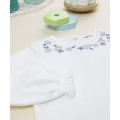 Sale Body de niña blanco con bordado floral Niña·Bebé Niña 3-36 Meses|Bebé Niña 3-36 Meses·Bodies