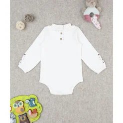 Body de niña blanco con estampado de ositos*Prenatal Best