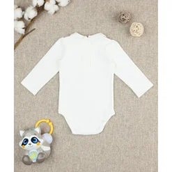 Body niña blanco con estampado de animalitos*Prenatal Clearance