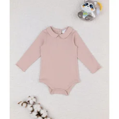 Body rosa de manga larga para niña*Prenatal Hot