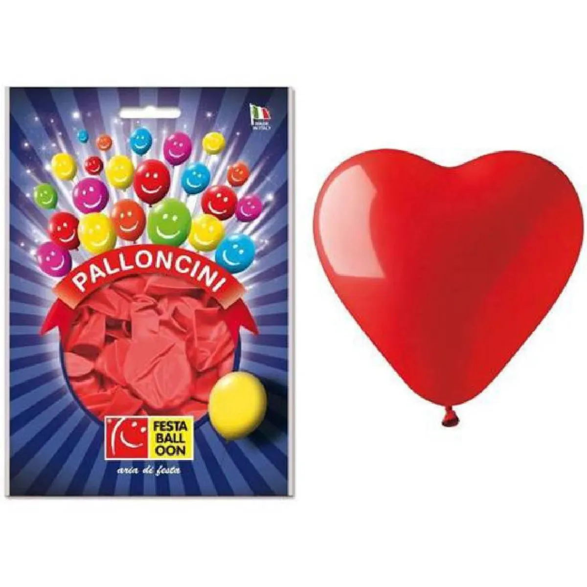 Best Bolsa con 14 globos corazón rojo Artículos De Fiesta Y Regalos