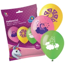 Bolsa con 10 globos medianos unicornio*TOYS "R" US Clearance