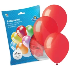 Clearance Bolsa con 20 globos rojos medianos Artículos De Fiesta Y Regalos