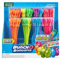Bunch O Balloons - Bilster con 8 paquetes de globos de agua asutosellantes*ZURU New