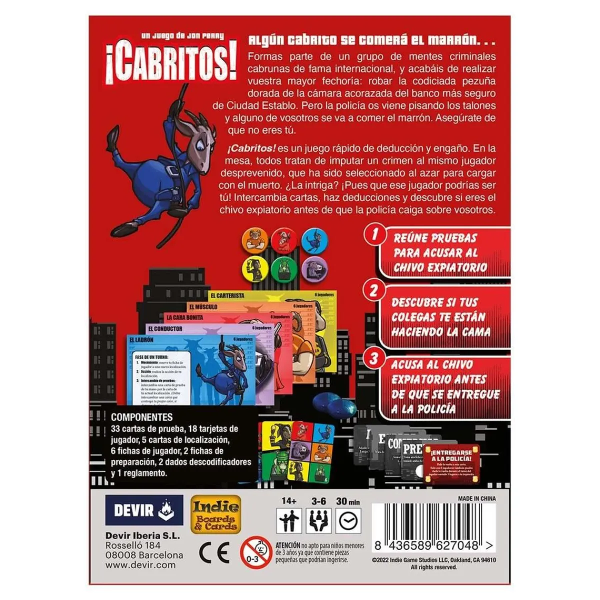 ¡Cabritos! Juego De Mesa Juegos Y Puzzles|Friki Zone