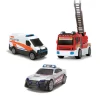 New Caja de 3 vehículos de rescate ㅤ Vehículos Y Circuitos