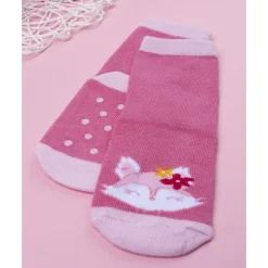 Calcetines antideslizantes fucsia con motivo de zorro*Prenatal Discount