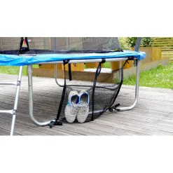 Best Cama elástica exterior de 305 cm con red, escalera y refuerzo de protección Camas Elásticas