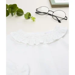 Hot Camisa blanca de niña con volante Niña·Bebé Niña 3-36 Meses|Bebé Niña 3-36 Meses·Camisas Y Camisetas