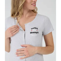 Camisa de noche para parto daddy's love mommy's world*Prenatal Discount